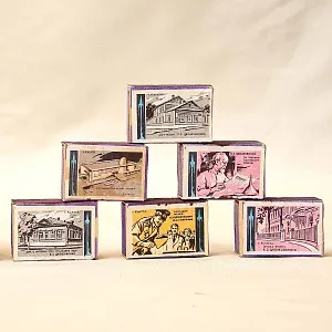 Памятный Сувенирый Набор - Хозяйственные Спички «К.Э. Циолковский», СССР -1966 год.