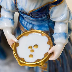 Парная Фарфоровая Статуэтка «Маленький Шарманщик» ФОЛКСТЕД - VOLKSTEDT  Германия.