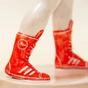 «Боксёр» - Авторская Коллекционная Фарфоровая Статуэтка, Россия.