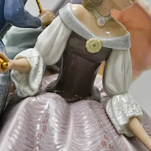Редкость! Большая Фарфоровая статуэтка «ТРИ СЕСТРЫ», Lladro Испания, 1986 год.