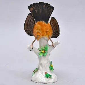Птица - Фарфоровая статуэтка «Оранжевый Дрозд», Carl Schneiders Erben, Германия -1972 год.