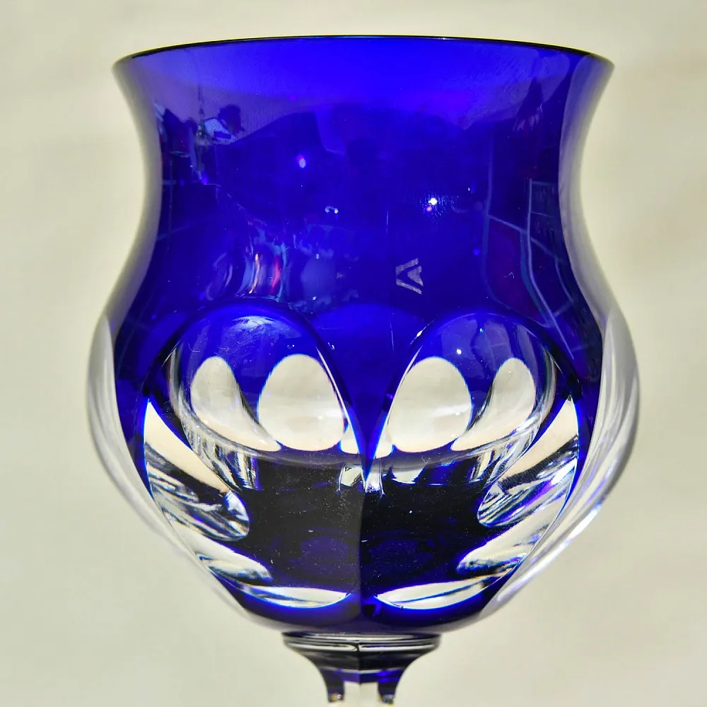 «МЭРИЛИН» - Шесть Бокалов из Цветного Хрусталя, NACHTMANN Германия, 60 -е годы ХХ века.