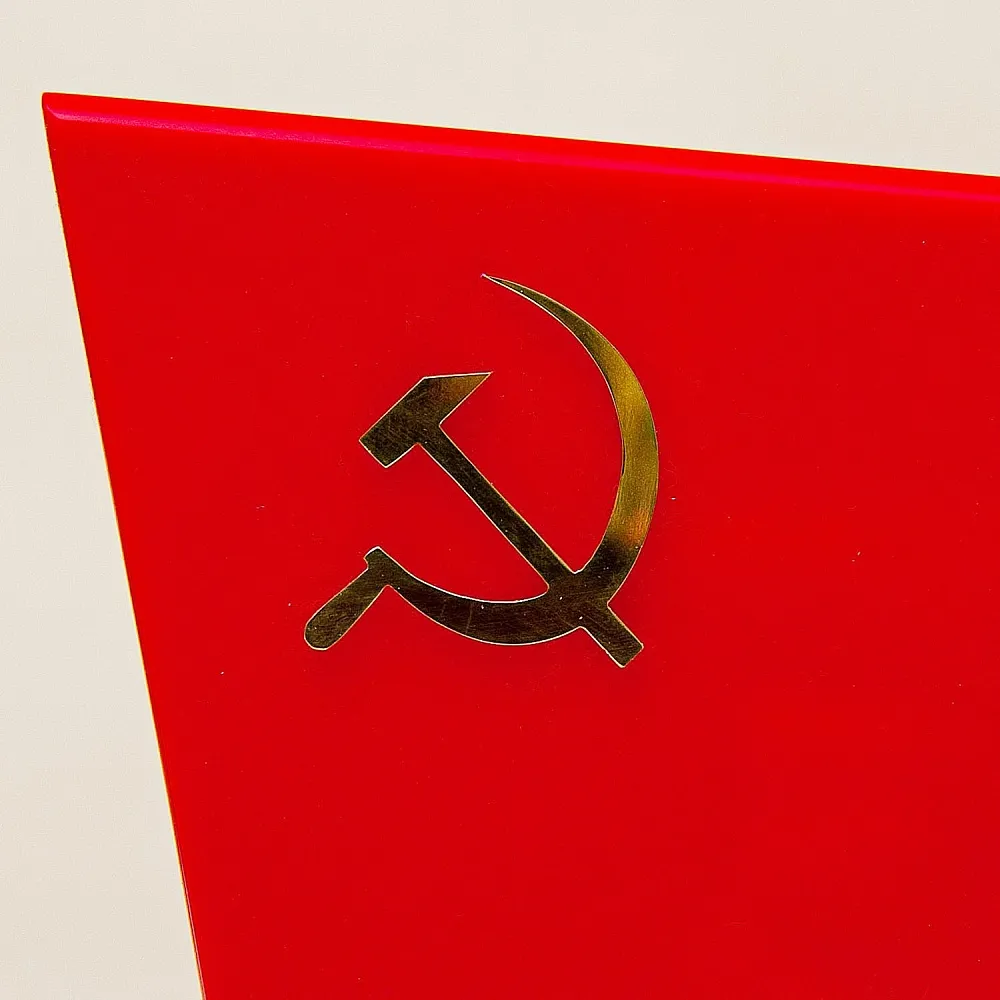 Редкость! Настольное Агитационное Панно - Знак «50 лет СССР» - Сувенир  -1972 год.