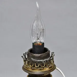 Электрический светильник «Керосиновая Лампа Kosmos - Brenner» Франция.