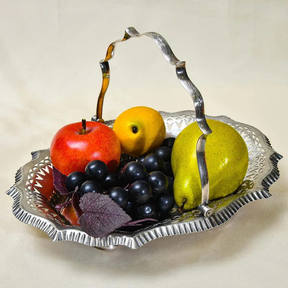 Сухарница - Конфетница - Фруктовница, Метал Silverplate, Atkin Brothers Англия, 30-е гг.