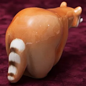 Коллекционный Триптих - Фарфоровые Статуэтки «Три Енота», ЛФЗ СССР -1962 год.