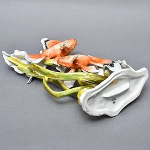 Коллекционная Фарфоровая статуэтка «Две золотые рыбки», ROSENTHAL Германия, 1974 - 1982 годы.