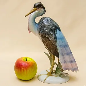 Редкость!!! Птица - Фарфоровая Статуэтка «Малая ЦАПЛЯ» ROSENTHAL Германия -1964 год.