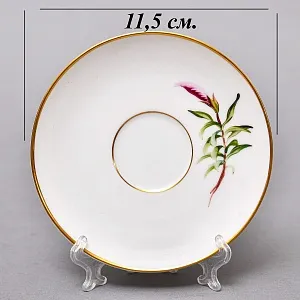 Коллекционная Фарфоровая Кофейная Пара «Горная гвоздика», ROSENTHAL Германия.