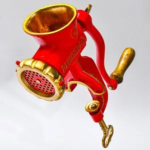 Винтажная Ручная Механическая Мясорубка «ЛЕНИНГРАД», СССР 50-е годы ХХ века..