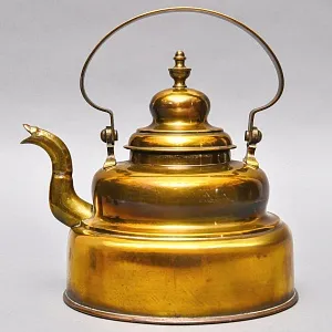Винтажный Латунный Чайник на 3 литра. Германия середина ХХ века.