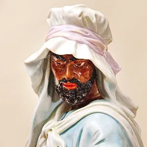 Редкая!!! Большая Фарфоровая Cтатуэтка «АРАБСКИЙ ВОИН» Shheibe - Alsbach Германия -1962год.