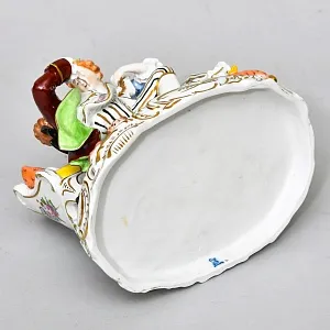 Коллекционная Фарфоровая статуэтка «Признание в любви», SP Dresden Германия.