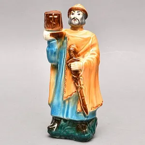 Штоф - Графин - Бутылка - Фарфоровый Флакон «Креститель - Князь Владимир», на 0,7 литра. 