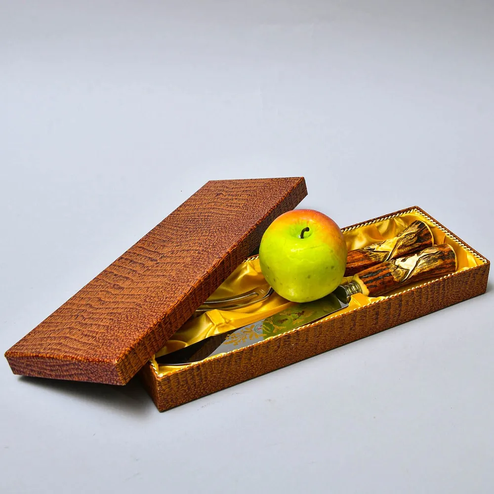 Набор для Барбекю «Охота» - Нож и Вилка, Германия, Klaus Tragbar Solingen, 60 -е гг.