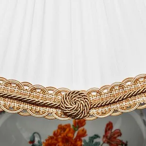 Настольная Электрическая Лампа - Светильник «Цветущий Сад» Фарфор Kaiser, Германия 80 -е годы ХХ века. 