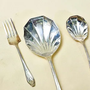 Винтажный Набор Столовых приборов для Десерта. SHEFFIELD, Англия 60 -е годы ХХ века.