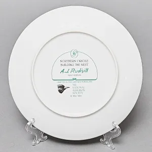 Коллекционная Тарелка «Иволга - Строительство гнезда» Фарфор, Franklin Porcelain США -1983 год.