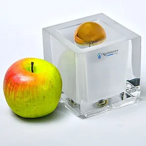 Коллекционный Настольный Ночник - Светильник -Лампа «Золотой Куб» Хрусталь NACHTMANN, Германия.