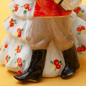 Фарфоровая Статуэтка «Танец - Кадриль» СССР ДФЗ Дулево -1964 -1968 годы. 