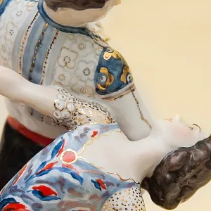 Редкость! Авторская Фарфоровая статуэтка «Испанский танец», СССР ЛЗФИ, 1967 - 1983 годы. 