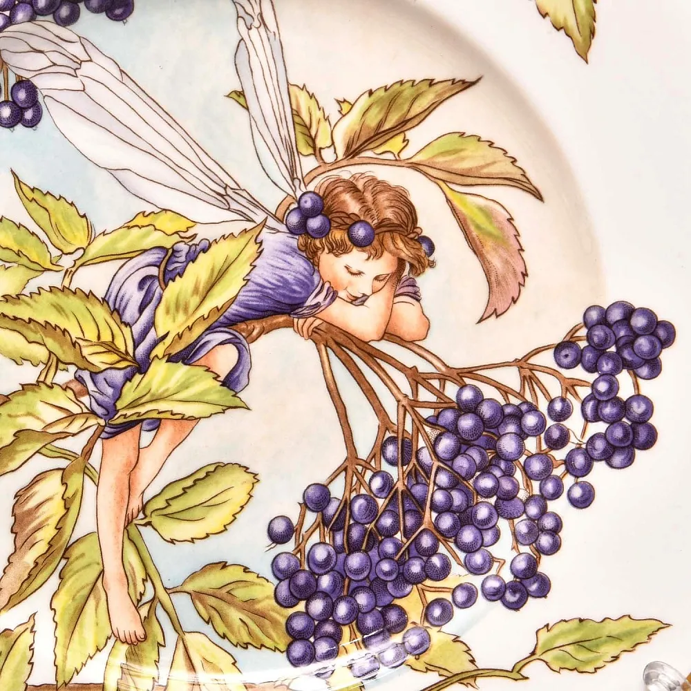 Коллекционная Фарфоровая Тарелка «Фея Бузины», Heinrich Villeroy&Boch Германия - 80 гг.