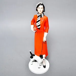 Большая Коллекционная Фарфоровая статуэтка «Сеньора Сант Анжело», GOEBEL Германия. 