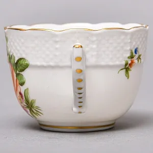 Коллекционная Кофейная пара «Чайная Роза», Фарфор Herend, Венгрия, 1940 - 1941 годы. 