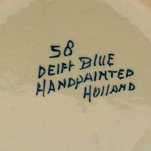 Большой Вазон «Райский Сад» Делфт - DELFTs, Голландия. Н-51 см. Середина ХХ века.