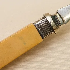 Антикварный Набор для подачи готовых блюд Нож + Вилка, Франция начало ХХ века.