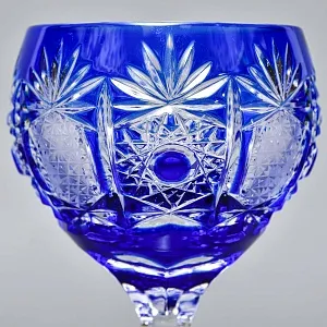 Набор Бокалы + Рюмки серия «PARIS» Хрусталь, JOSKA BODENMAIS Германия, 60 -е годы ХХ века.