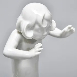 Антикварная Фарфоровая статуэтка «Девочка на черепахе», ROSENTHAL Германия, середина ХХ века.