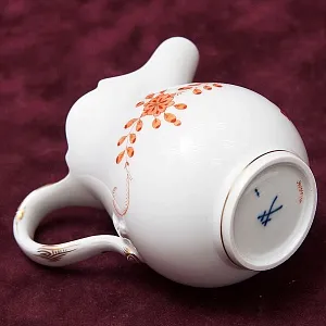 Чайный Сервиз «Индийский цветок» на 6-ть персон Фарфор MEISSEN / МЕЙСЕН Германия.