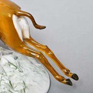 Коллекционная Фарфоровая статуэтка «Бегущие газели», ROSENTHAL Германия - 1936 год. 