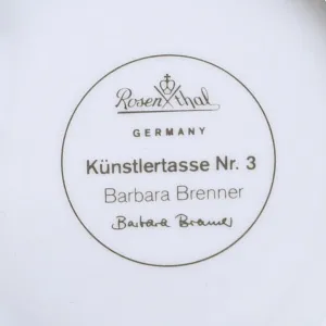 Коллекционная Авторская Чайная Пара модель nr. 3, Фарфор Rosenthal, Германия.