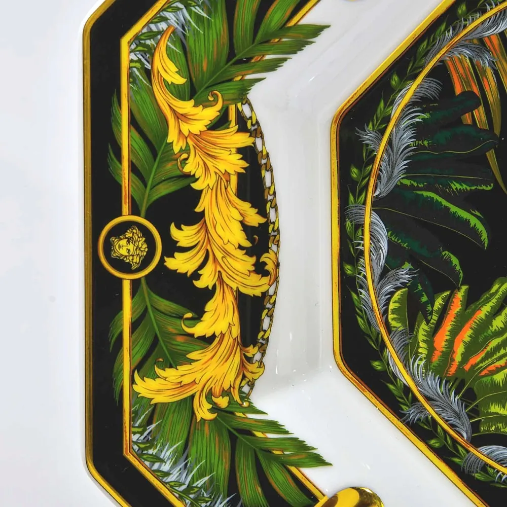 Редкость! Коллекционная Фарфоровая Тарелка - Пепельница "ГОРИЛЛА", VERSACE Rosenthal Германия.