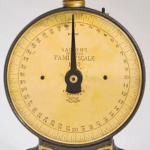 Редкость! Антикварные Механические Весы Повышенной точности, SALTER'S Англия конец ХIХ века.