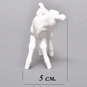 Коллекционная Фарфоровая статуэтка «ТЕЛЕНОК», MEISSEN Германия, вторая половина ХХ века. 