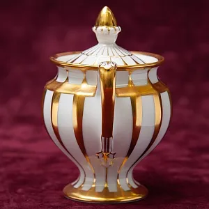 Чайный Сервиз в стиле АМПИР на 12 персон - 42 предмета, Furstenberg, Германия середина ХХ века.