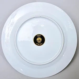 «Король - Солнце» - Коллекционная Фарфоровая Тарелка - Блюдо, VERSACE, Rosenthal Германия - 1993 год.
