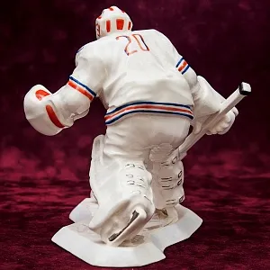 Коллекционная Фарфоровая Статуэтка «Вратарь - Хоккей - Спорт» Россия.