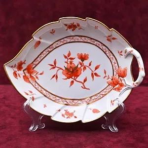 Фарфоровое Блюдо - Тарелка - Мелочевница «Осенние мотивы», KAISER Германия, 1979 -1990 годы.