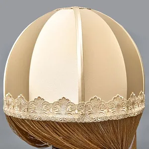 Настольная Электрическая Лампа - Светильник «Дама с Павлином», FLORENCE Италия -1987 год.