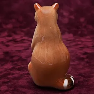 Коллекционный Триптих - Фарфоровые Статуэтки «Три Енота», ЛФЗ СССР -1962 год.