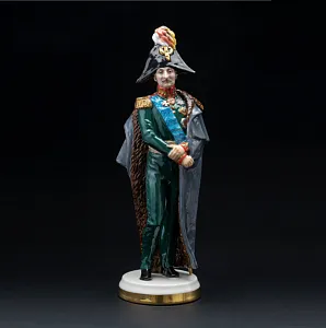 Коллекционная Авторская Статуэтка «Генералы Отечественной Войны 1812 года - Витгенштейн П.Х.», фарфор, Россия.