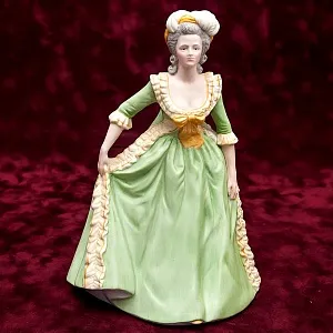 Фарфоровая статуэтка Королева «МАРИЯ АНТУАНЕТТА», Franklin Porcelain, США 1982 год - Н-21,5 см.