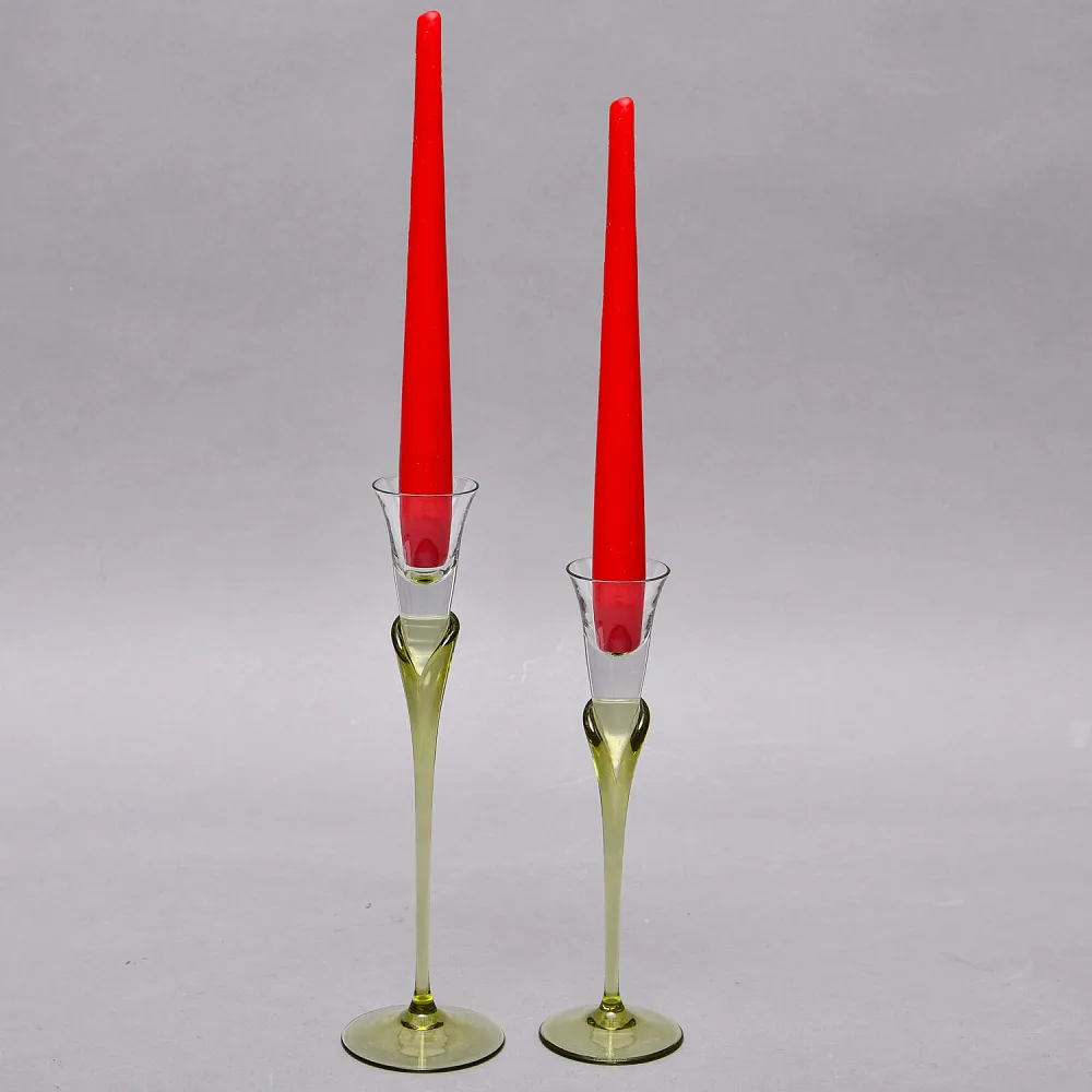 Редкость! Пара Подсвечников серия «Papyrus», Хрусталь Rosenthal Studio Line, Германия -1960 -1969 годы. 