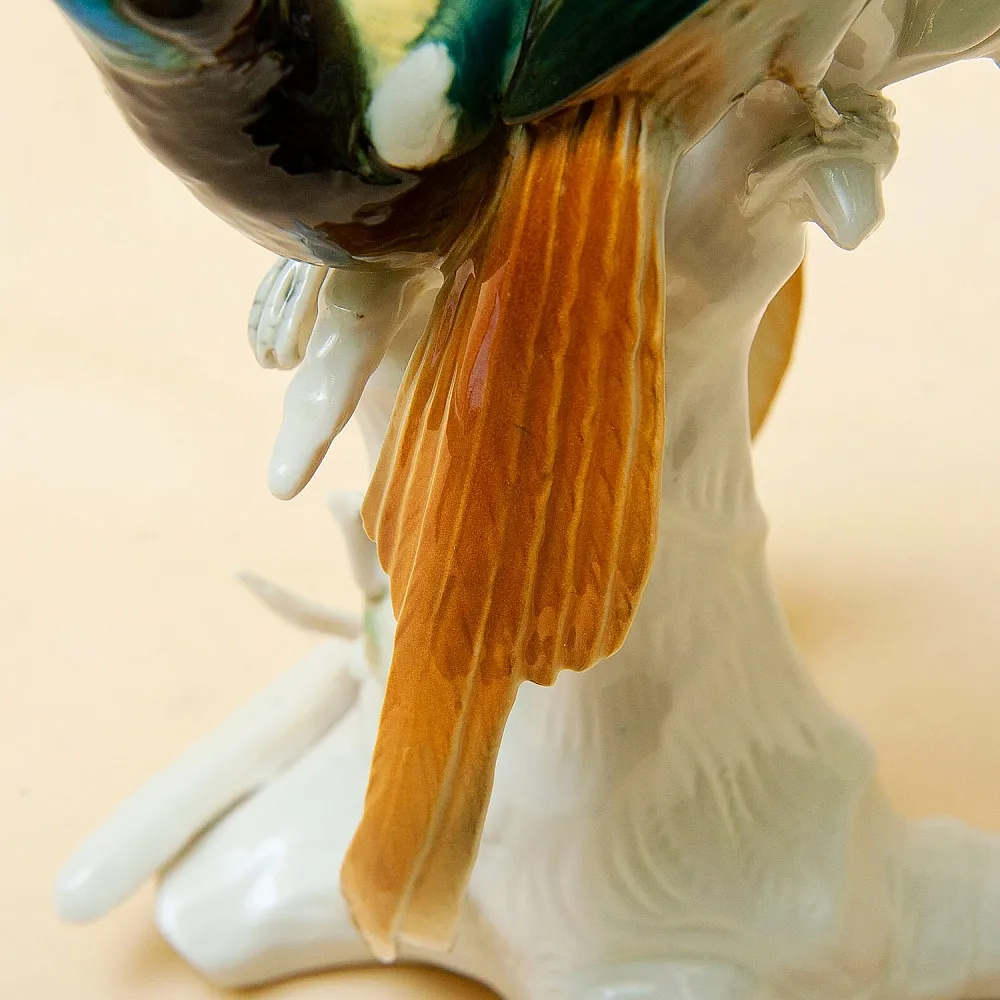 Пара Птиц - Фарфоровая Статуэтка «Райские птицы», Карл Энс / Karl Ens, Германия 50гг.