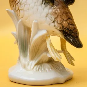 Птица - Фарфоровая статуэтка «Утка - Селезень» Н -18 см., Карл Энс / Karl Ens,  Германия, 50-е годы ХХ века.