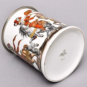 Коллекционная Пивная Кружка с оловянной крышкой, Kaiser Германия, 1958 - 1960 годы. 